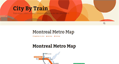 Desktop Screenshot of citybytrain.com