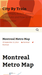 Mobile Screenshot of citybytrain.com