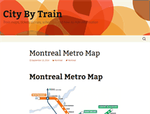 Tablet Screenshot of citybytrain.com